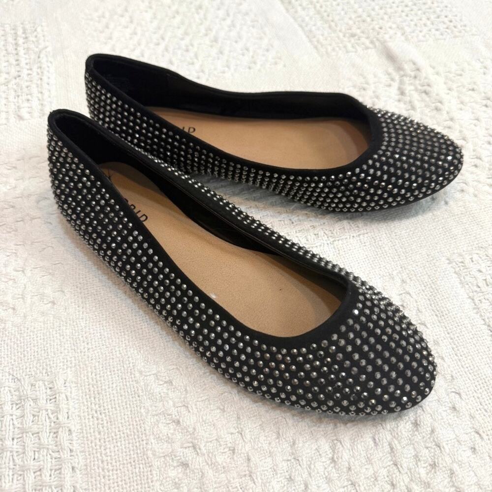 Torrid Black Flats with Silver Accents - Picture 9 of 9